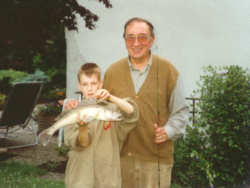 Mein erster Zander beim Angeln, Wildgehege-Teiche Willebadessen